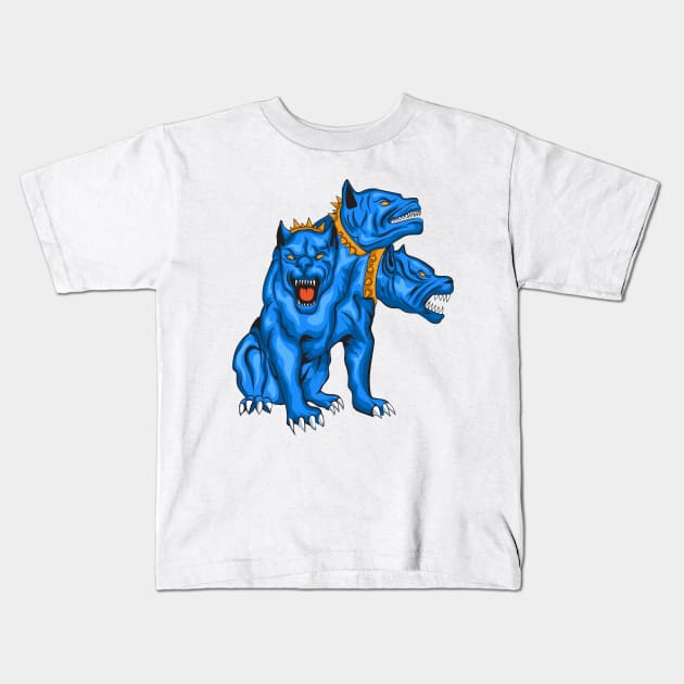 Cerberus Illustration Kids T-Shirt by Marciano Graphic